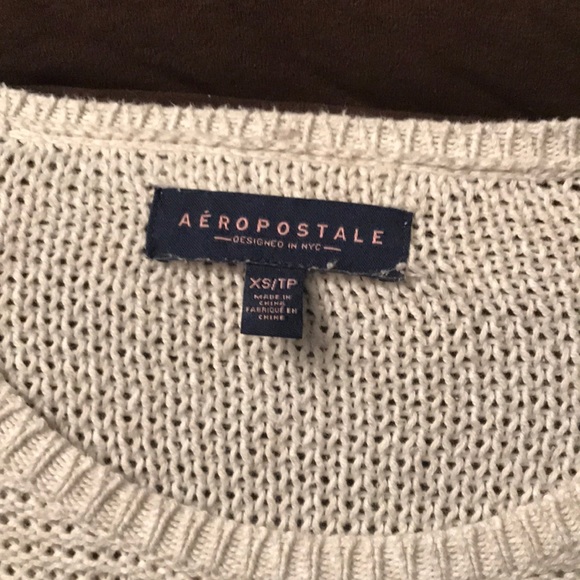 Cream scoop neck sweater - Picture 3 of 3